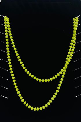 Lime Beaded Necklace
