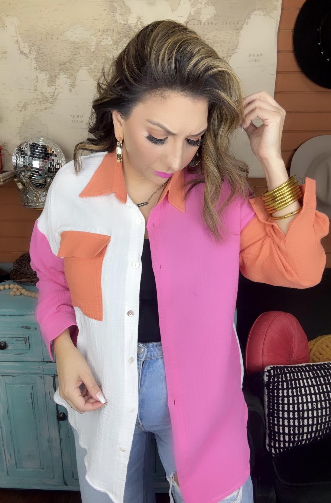 Libby Colorblock Top
