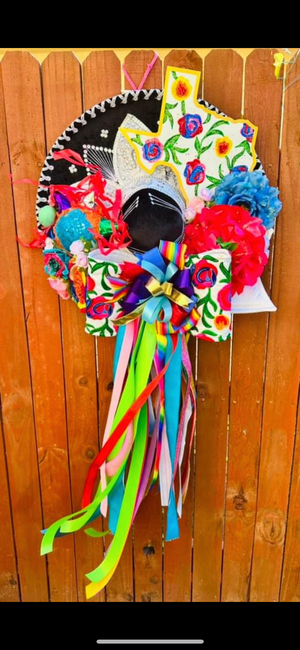 Black Sombrero Wreath